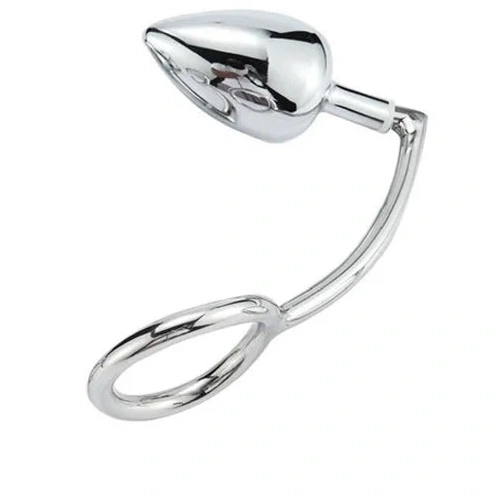 Ring 4663 Stainless Cock with Set DiscreetChoice Anal Steel Hook 0921